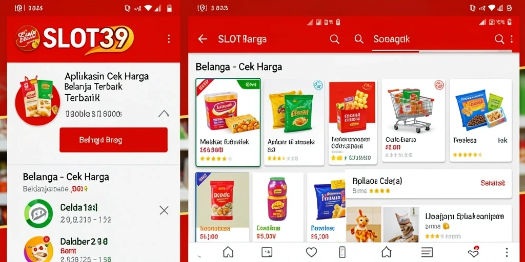 Antarmuka aplikasi SLOT39 yang intuitif untuk cek harga.