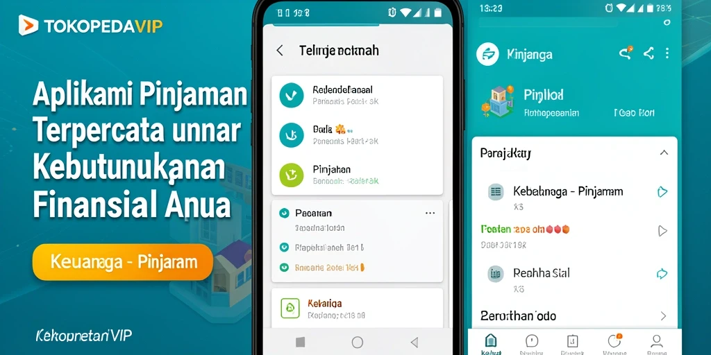 Tampilan antarmuka TOKOPEDIAVIP yang sederhana dan mudah digunakan.