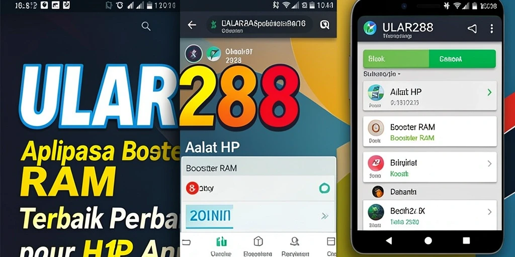 Antarmuka ULAR288 menunjukkan fungsi pembersihan RAM yang mudah dan efektif.