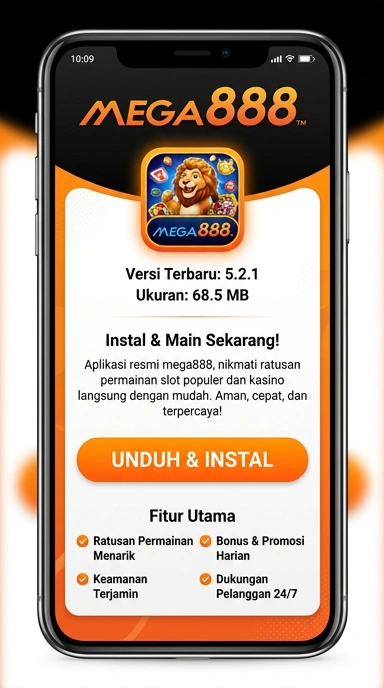Tampilan halaman APK mega888